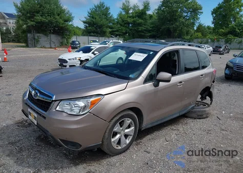 2015 Subaru Forester 2.5I Premium from USA, damaged, VIN JF2SJADC9FH409755